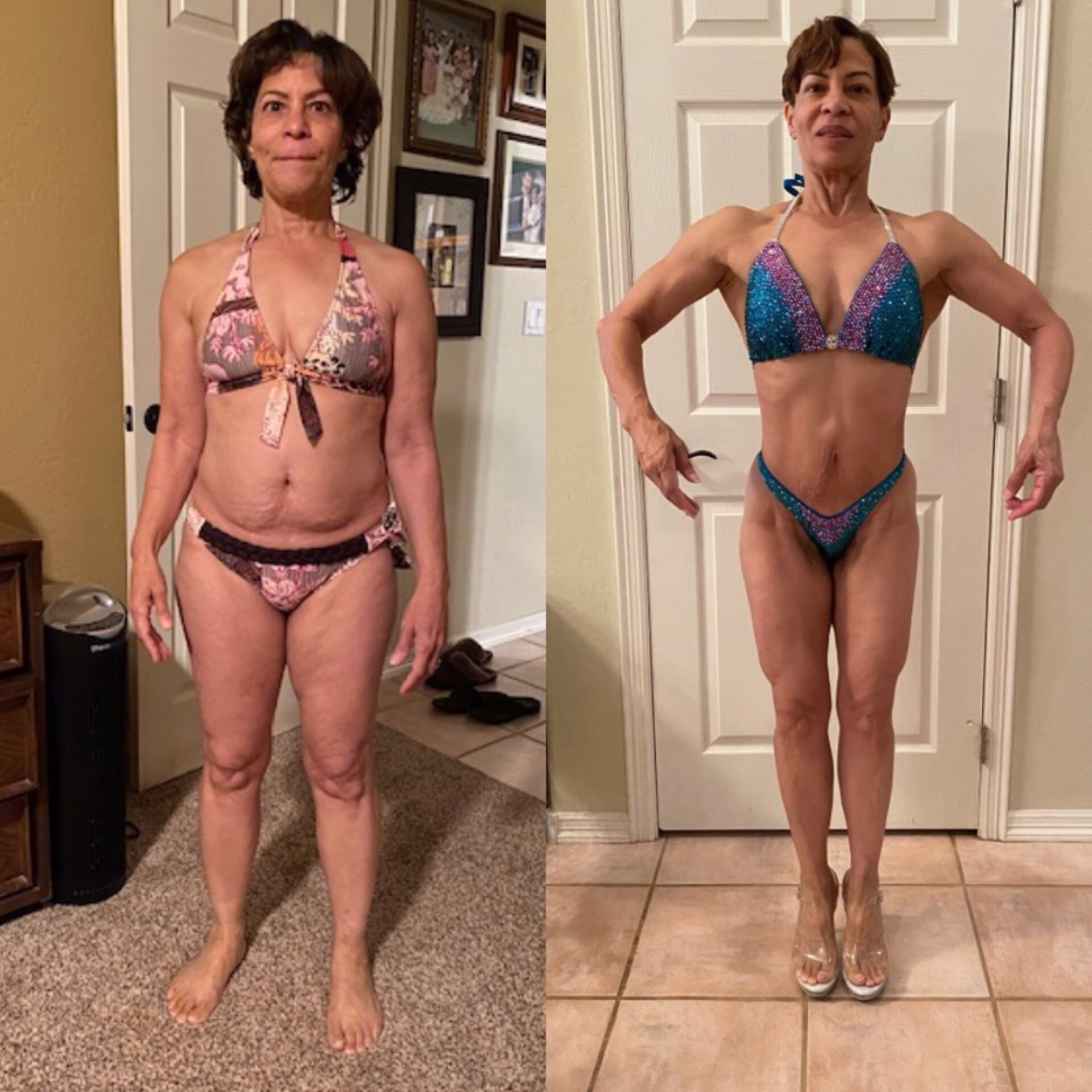 Roxstar Fitness client before and after transformation