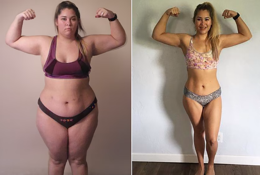 Roxstar Fitness client before and after transformation